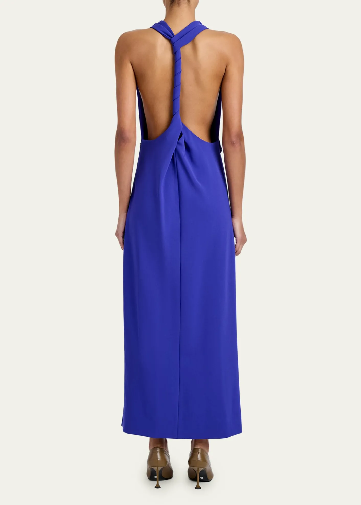 Proenza SchoulerSelena Twisted-Strap Open-Back Maxi Dress