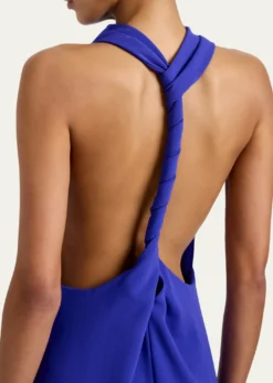 Proenza SchoulerSelena Twisted-Strap Open-Back Maxi Dress