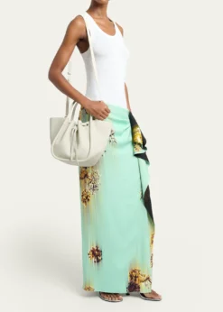 Proenza SchoulerSmall Ruched Grain Leather Tote Bag