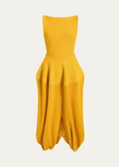 Proenza SchoulerSukki Sleeveless Draped Cocoon Midi Dress