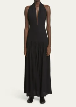 Proenza SchoulerTala Halter Viscose Georgette Dress
