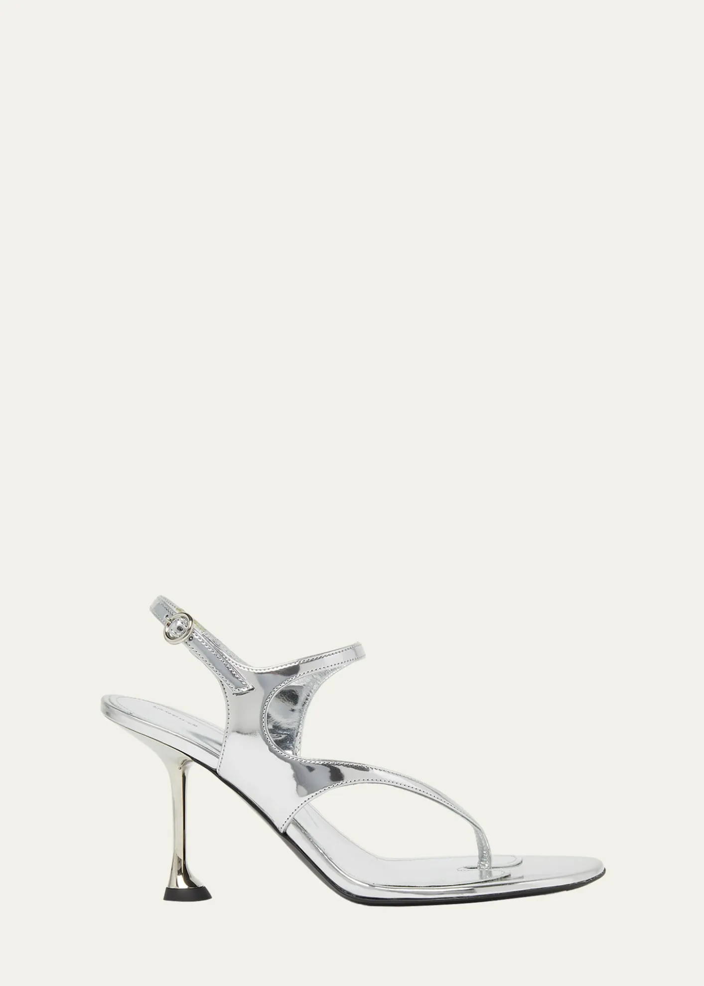 Proenza SchoulerTee Asymmetric Leather Thong Sandals