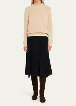 Proenza SchoulerTrap Flat Leather Knee-High Boots