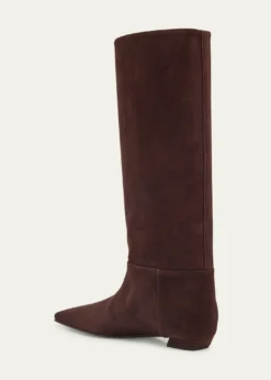 Proenza SchoulerTrap Flat Leather Knee-High Boots