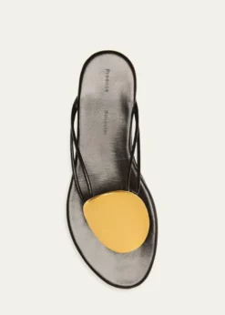 Proenza SchoulerUma Leather Hardware Thong Sandals