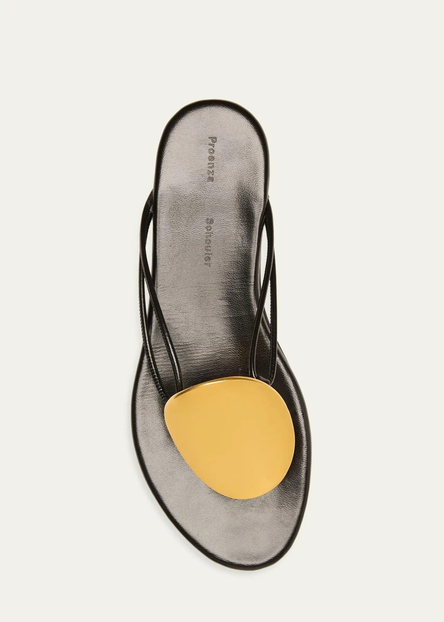 Proenza SchoulerUma Leather Hardware Thong Sandals