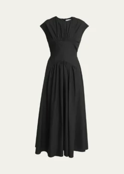 Proenza Schouler White LabelNyssa A-Line Technical Cotton Dress