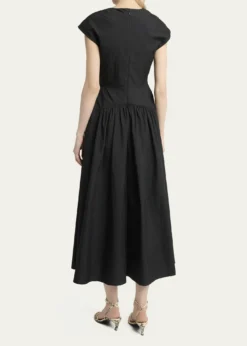 Proenza Schouler White LabelNyssa A-Line Technical Cotton Dress