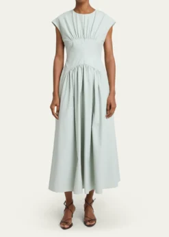 Proenza Schouler White LabelNyssa A-Line Technical Cotton Dress