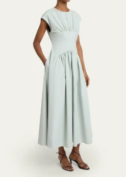 Proenza Schouler White LabelNyssa A-Line Technical Cotton Dress