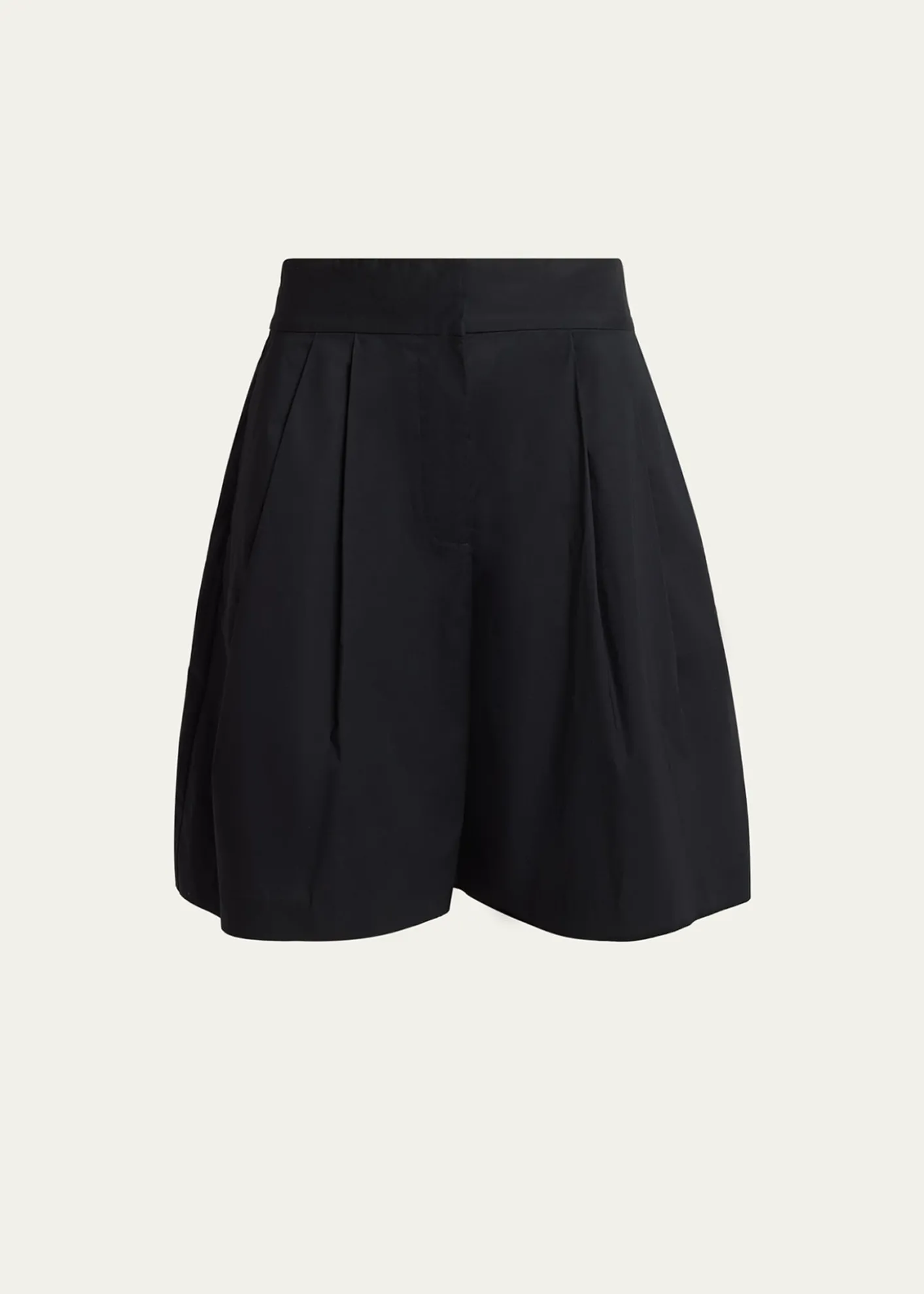 Proenza Schouler White LabelClio Pleated Shorts in Poplin