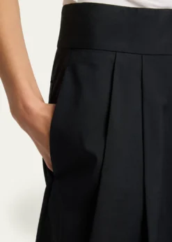 Proenza Schouler White LabelClio Pleated Shorts in Poplin