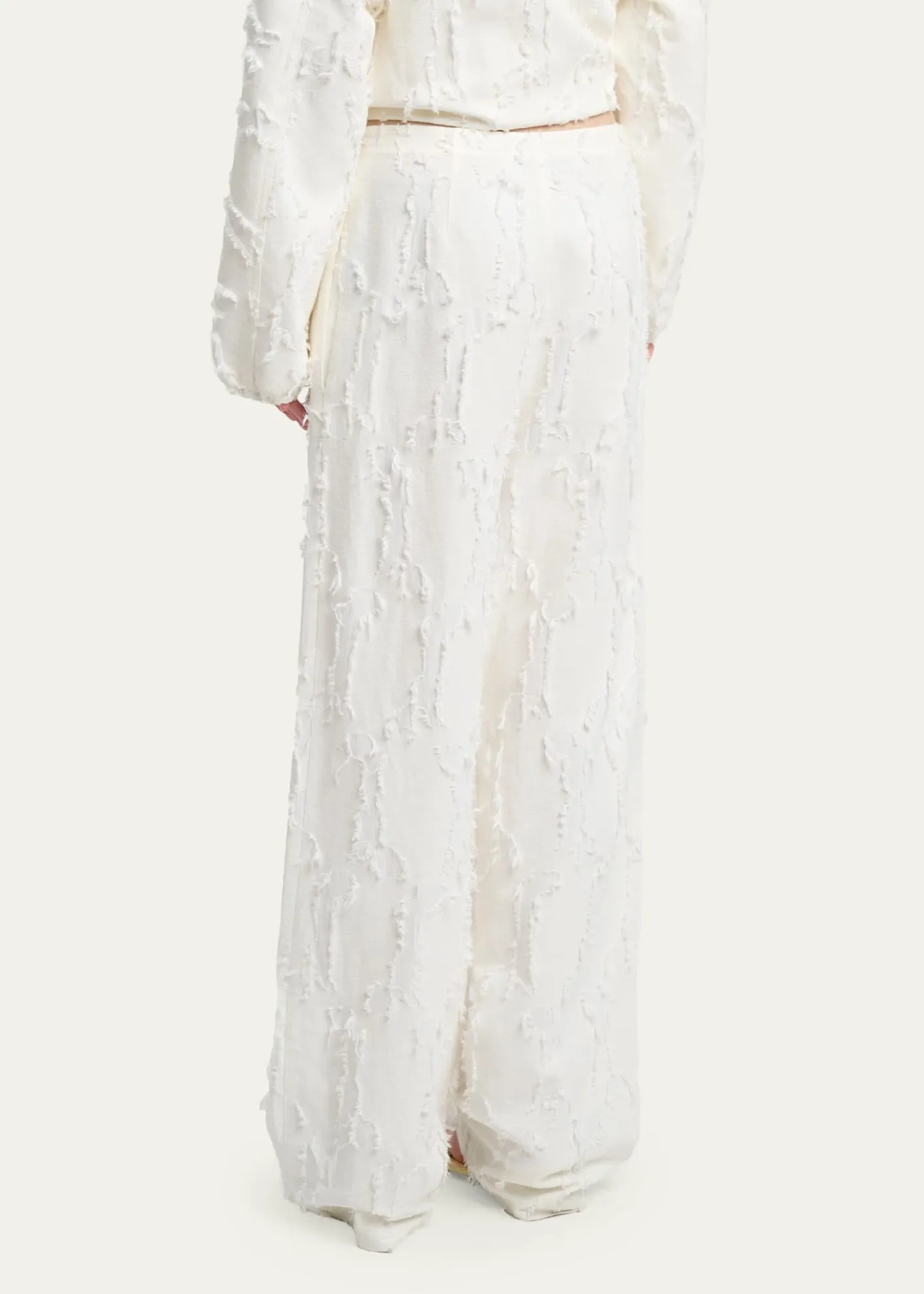 Proenza Schouler White LabelShilo Wide-Leg Pants In Jacquard Cotton