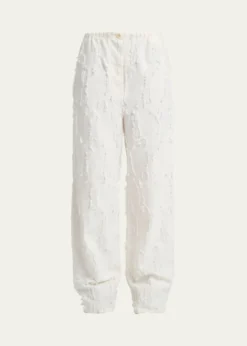 Proenza Schouler White LabelShilo Wide-Leg Pants In Jacquard Cotton