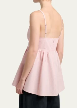 Proenza Schouler White LabelBarker Top In Seersucker