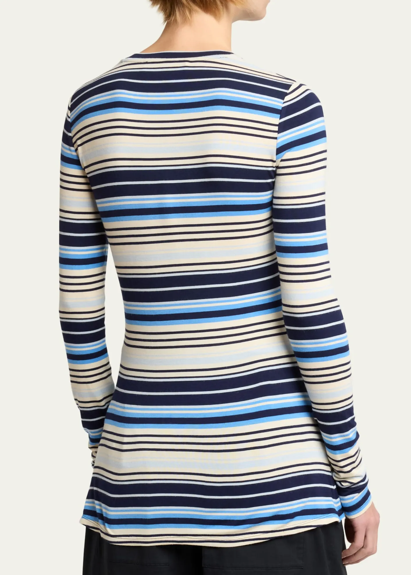 Proenza Schouler White LabelMae Top In Striped Jersey