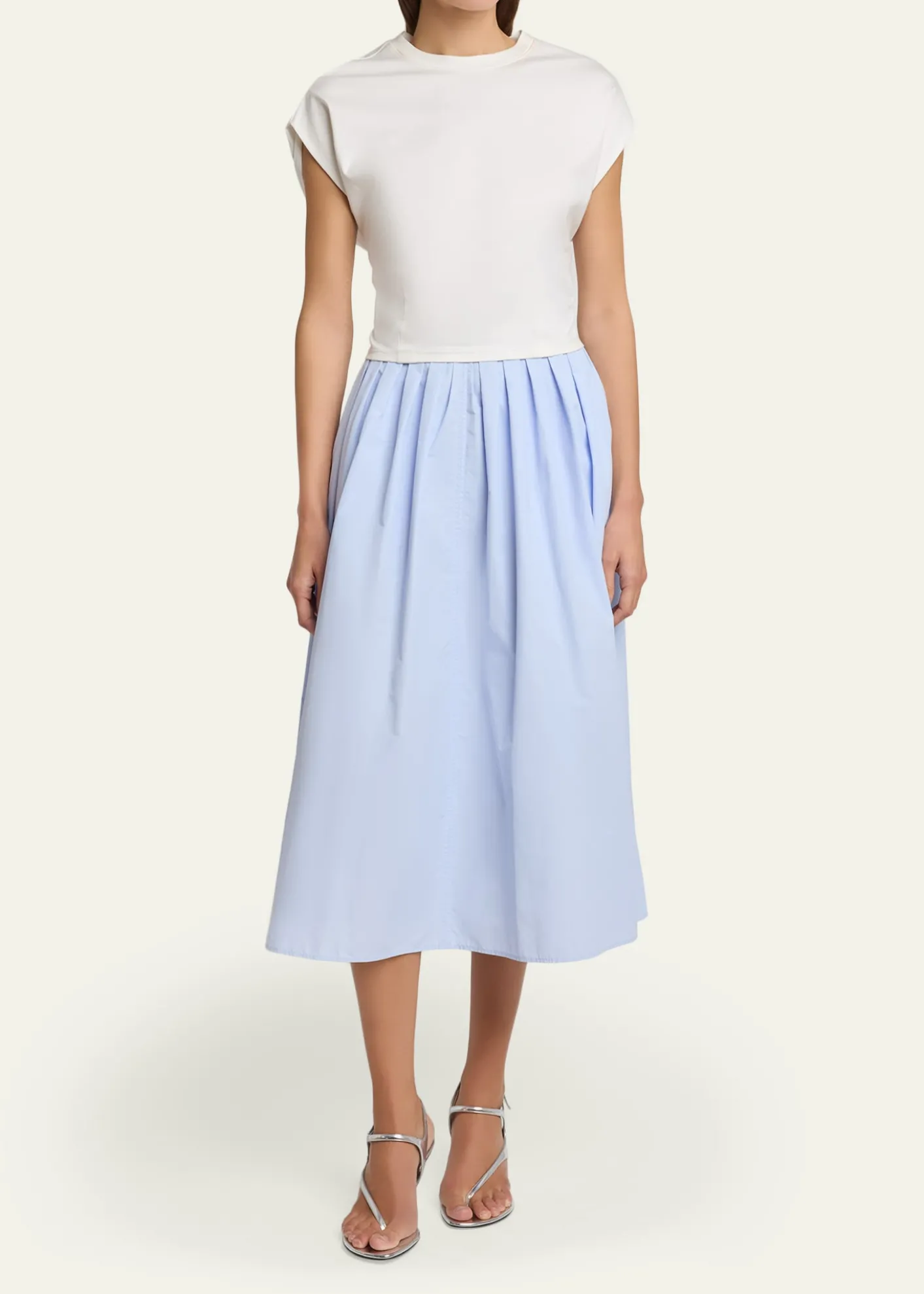 Proenza Schouler White LabelReeva Gathered Crewneck Tee