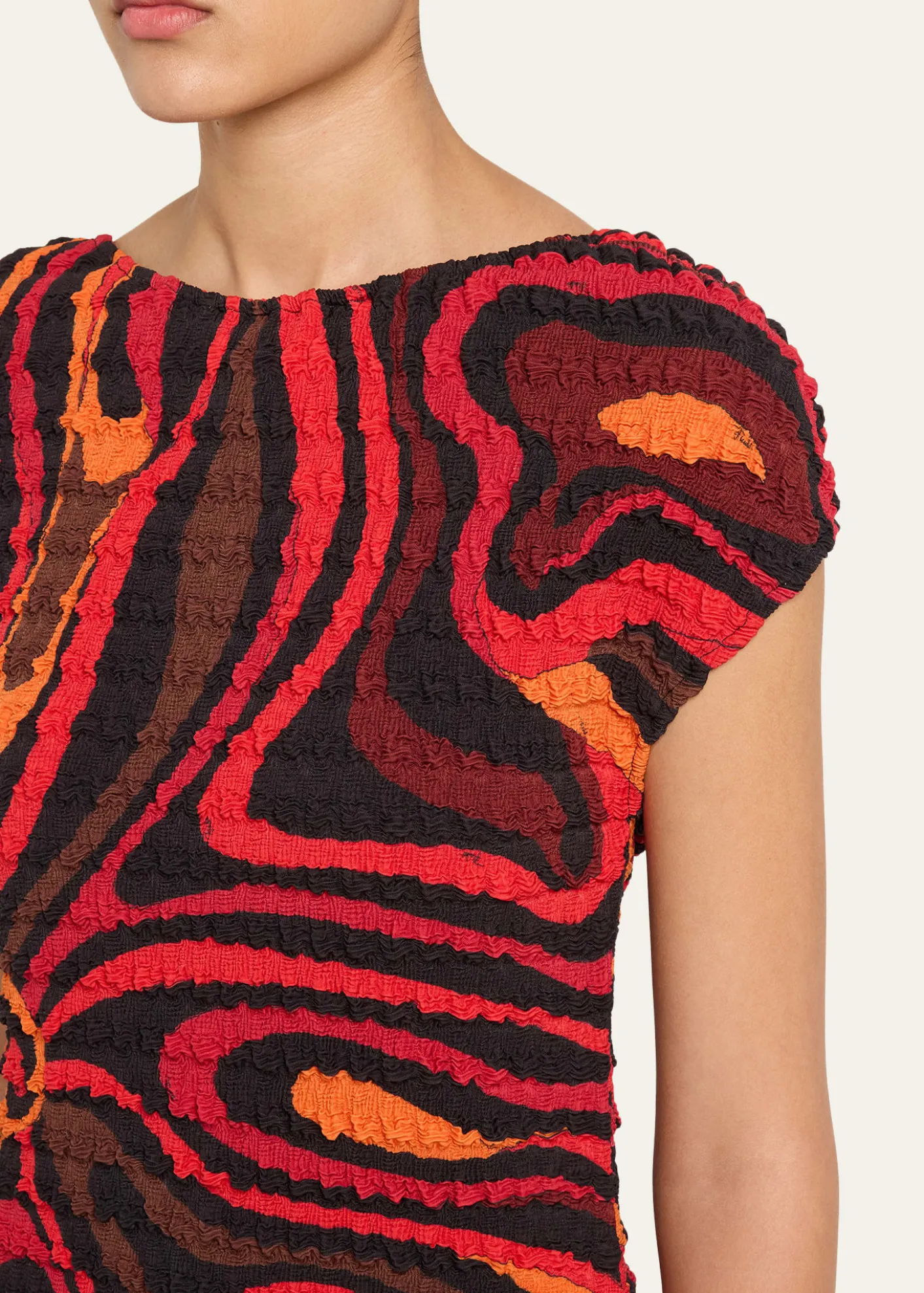 PucciMarmo Print Shibori Mini Dress
