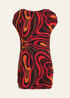 PucciMarmo Print Shibori Mini Dress