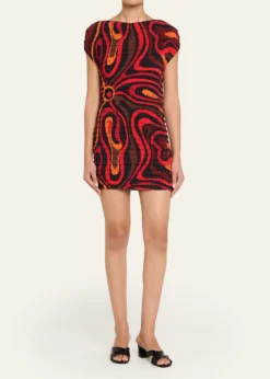 PucciMarmo Print Shibori Mini Dress