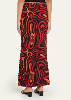 PucciMarmo Print Shibori Skirt
