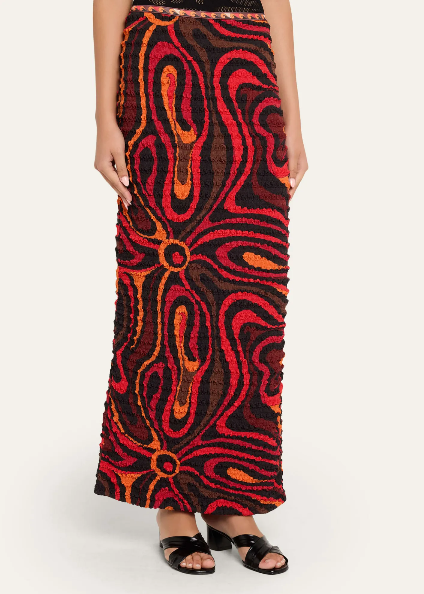 PucciMarmo Print Shibori Skirt