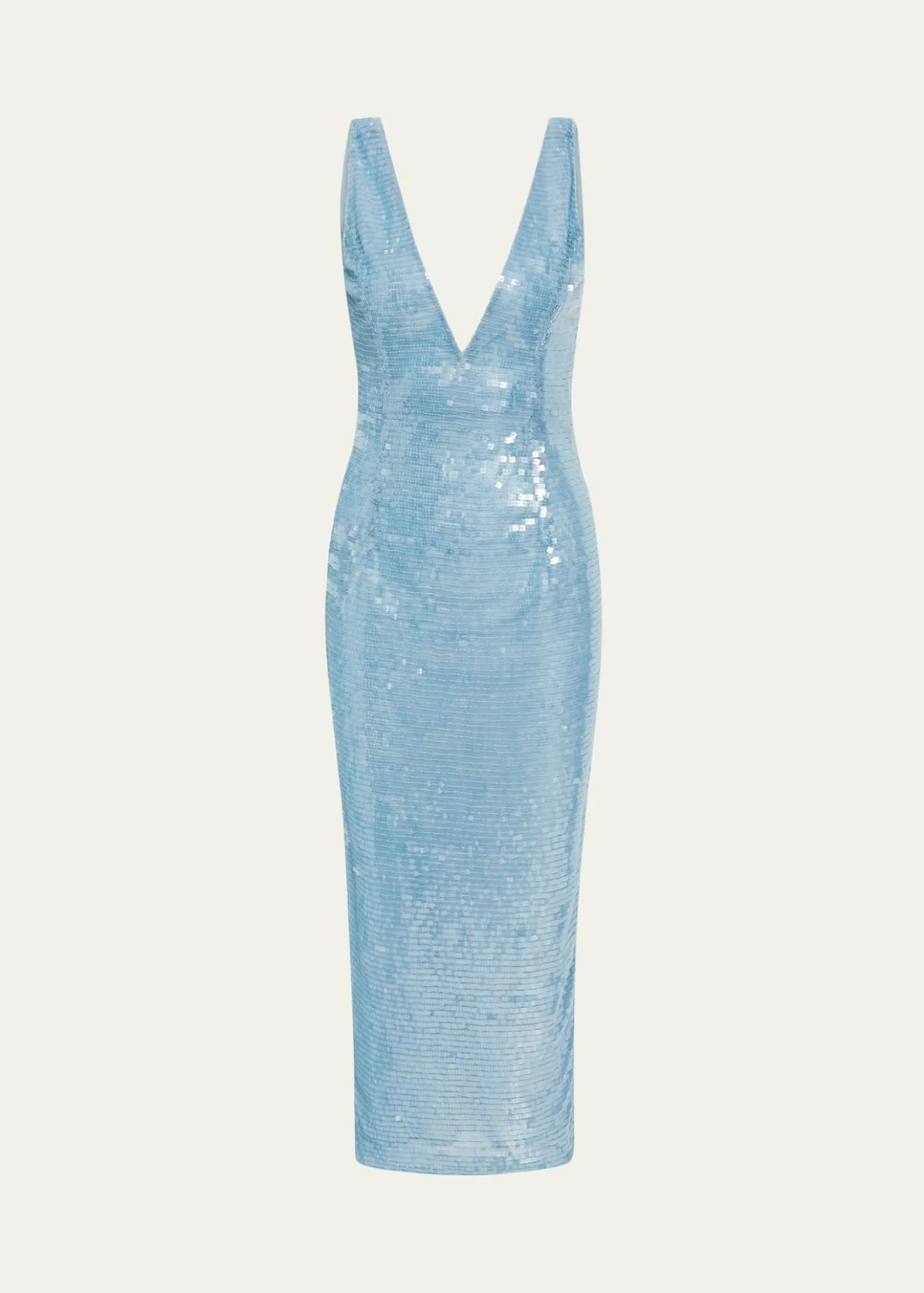 Rachel GilbertTamzin Sequined Sleeveless Column Midi Dress