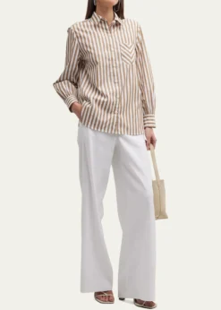 Rag & BoneMaxine Striped Button-Front Shirt