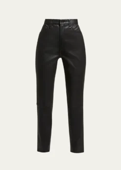 Rag & BoneNina Leather High-Rise Pants