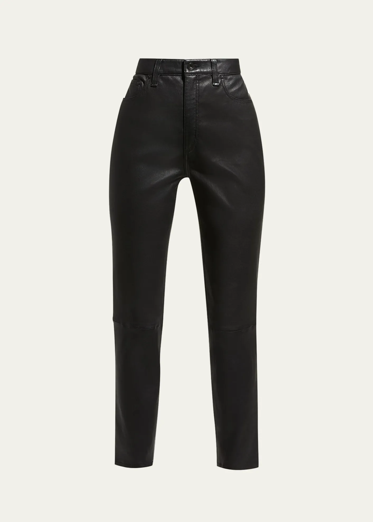 Rag & BoneNina Leather High-Rise Pants