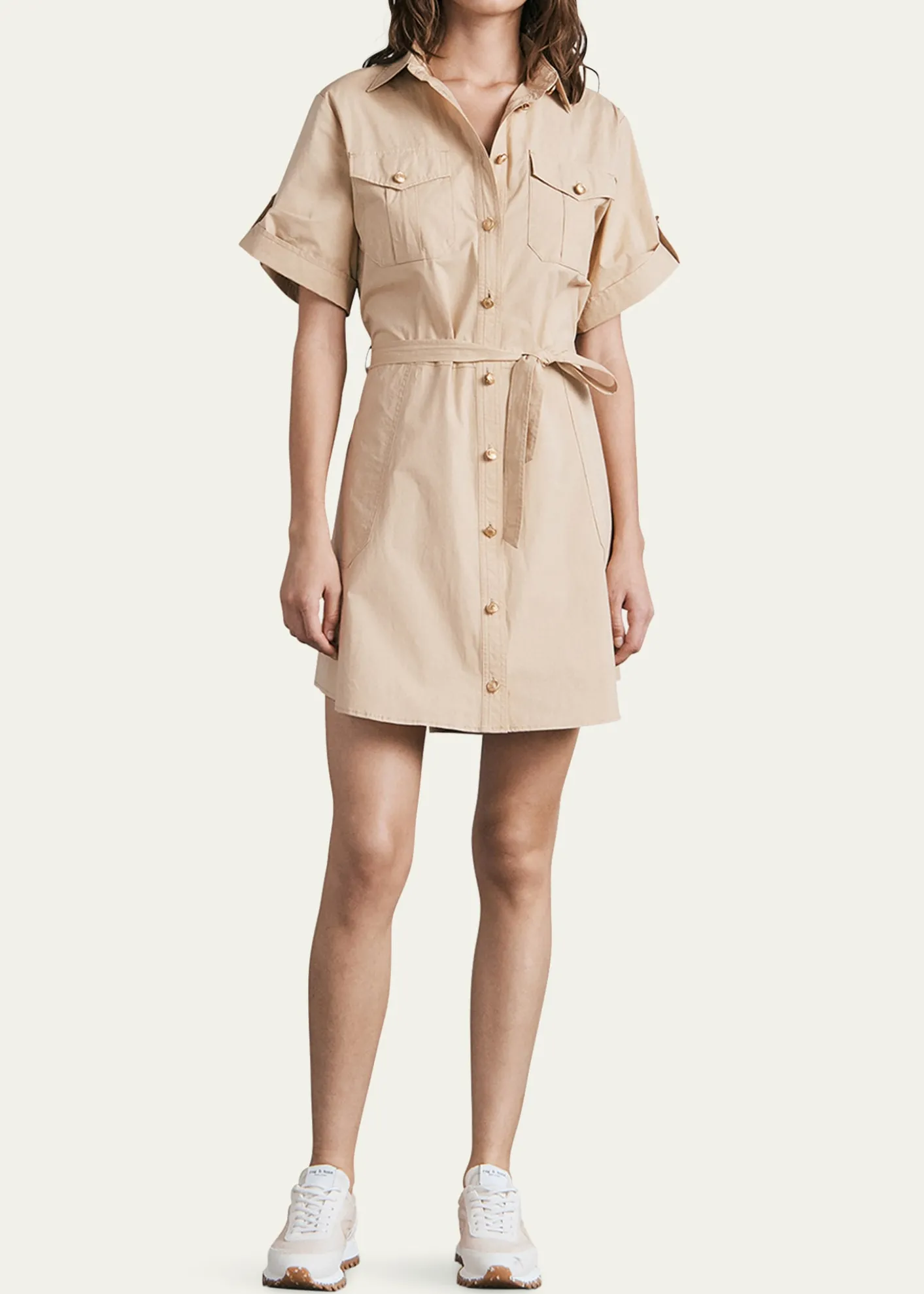 Rag & BoneRoxanne Short Sleeve Mini Utility Dress