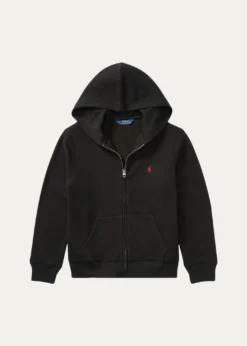 Ralph Lauren ChildrenswearBoy's Knitted Fleece Hoodie, Size 2-7