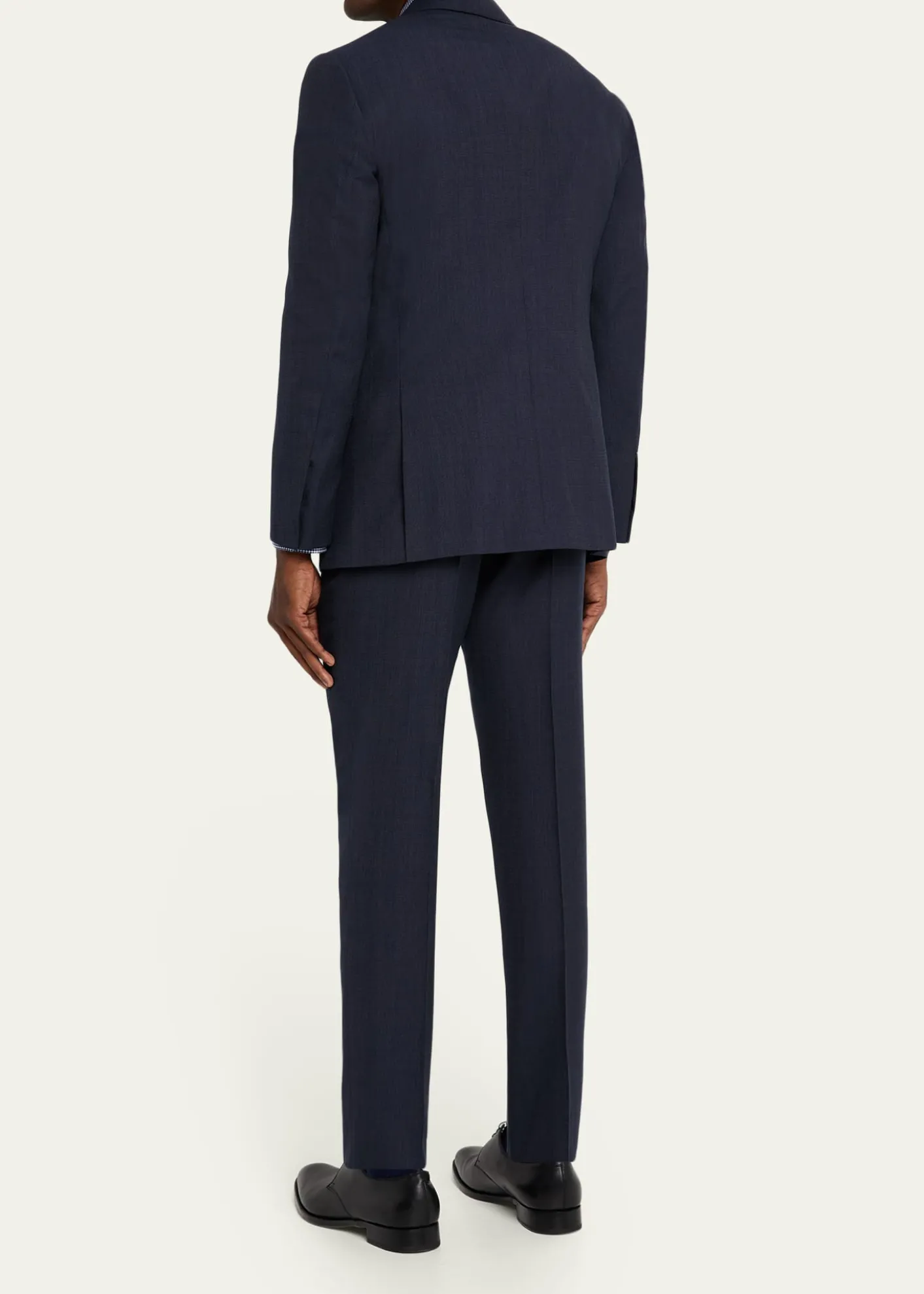 Ralph Lauren Purple LabelKent Hand-Tailored Pin Dot Suit