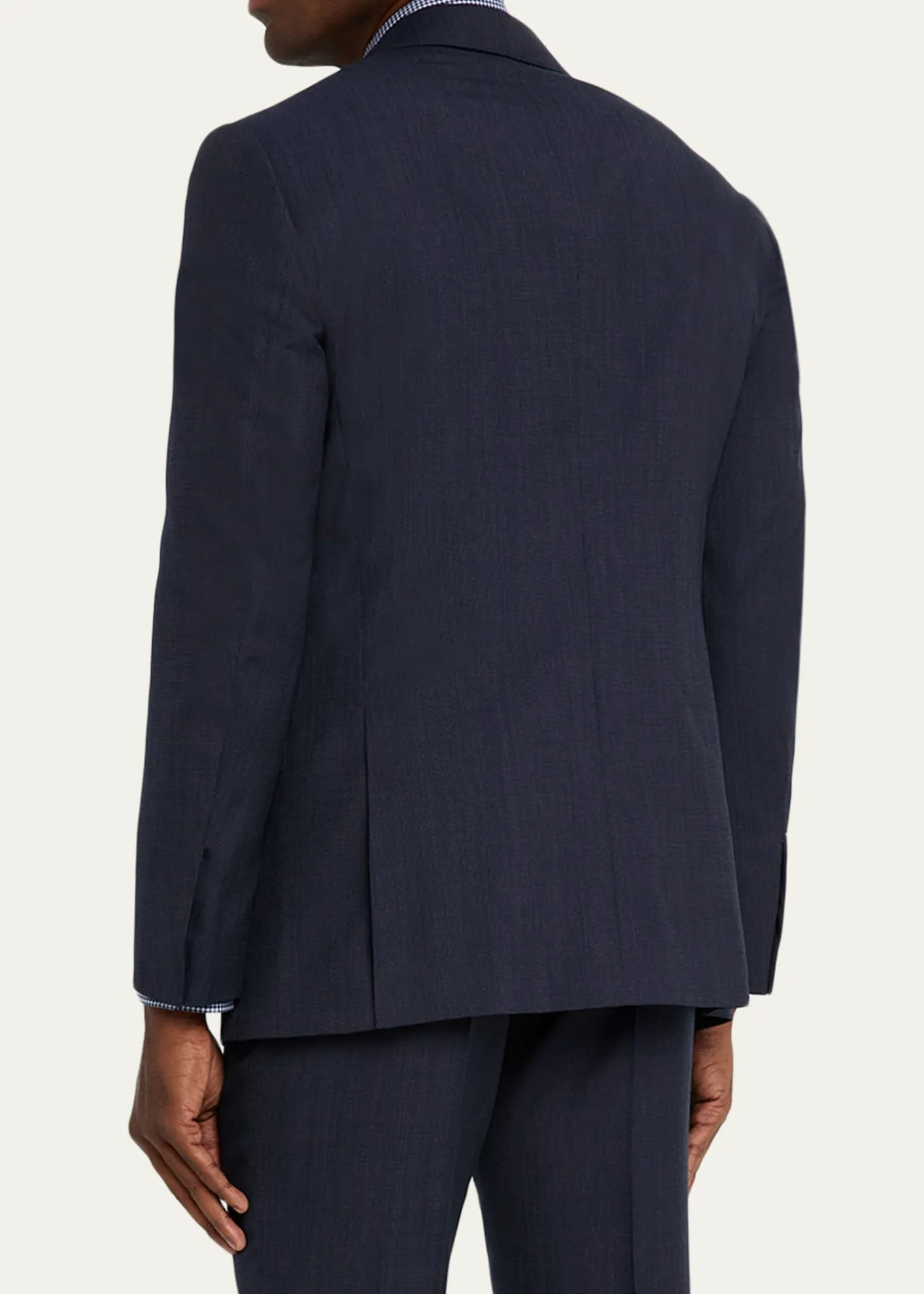 Ralph Lauren Purple LabelKent Hand-Tailored Pin Dot Suit
