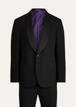 Ralph Lauren Purple LabelGregory Hand-Tailored Wool Shawl Tuxedo
