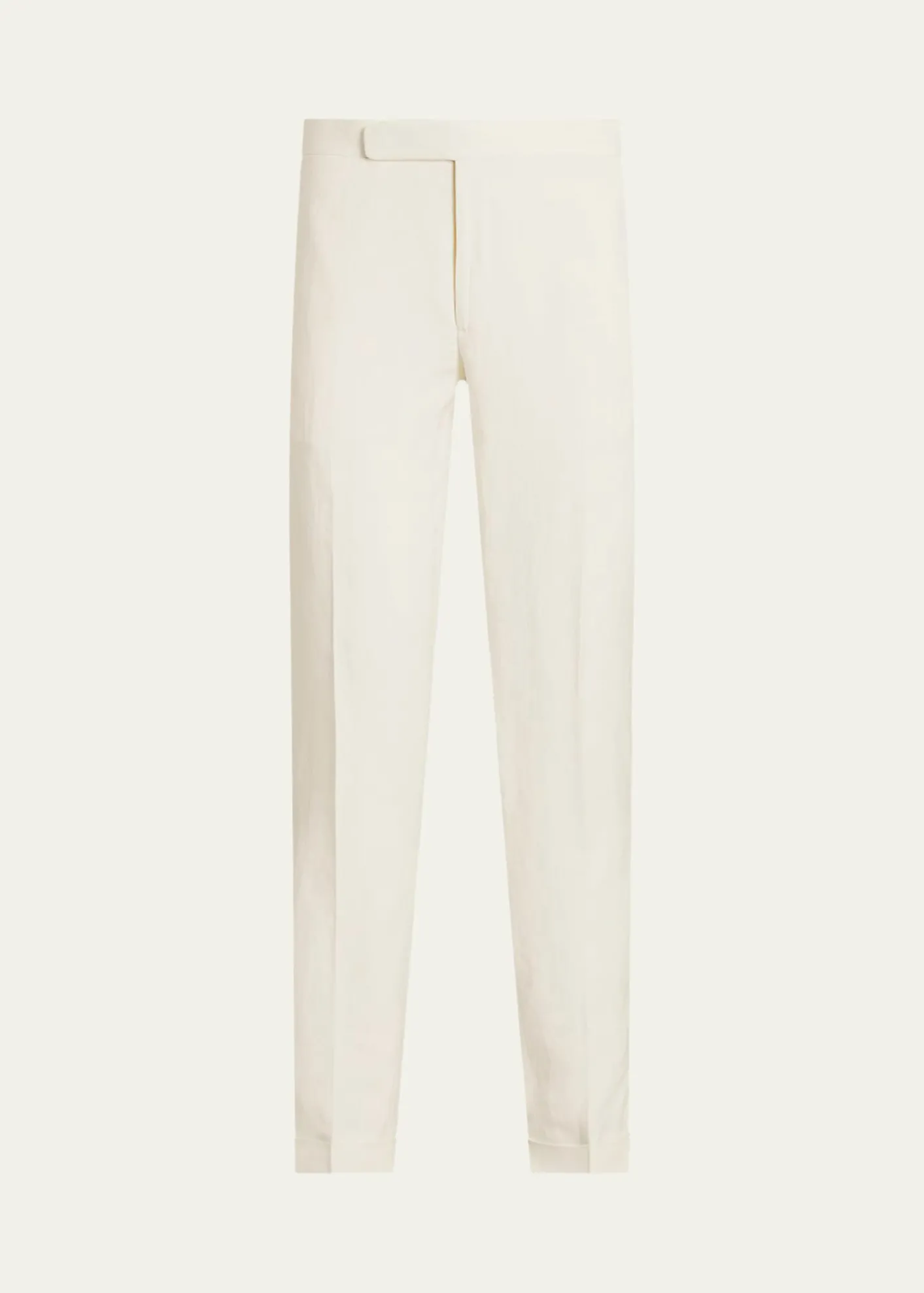 Ralph Lauren Purple LabelMen's Gregory Hand-Tailored Silk-Linen Trouser