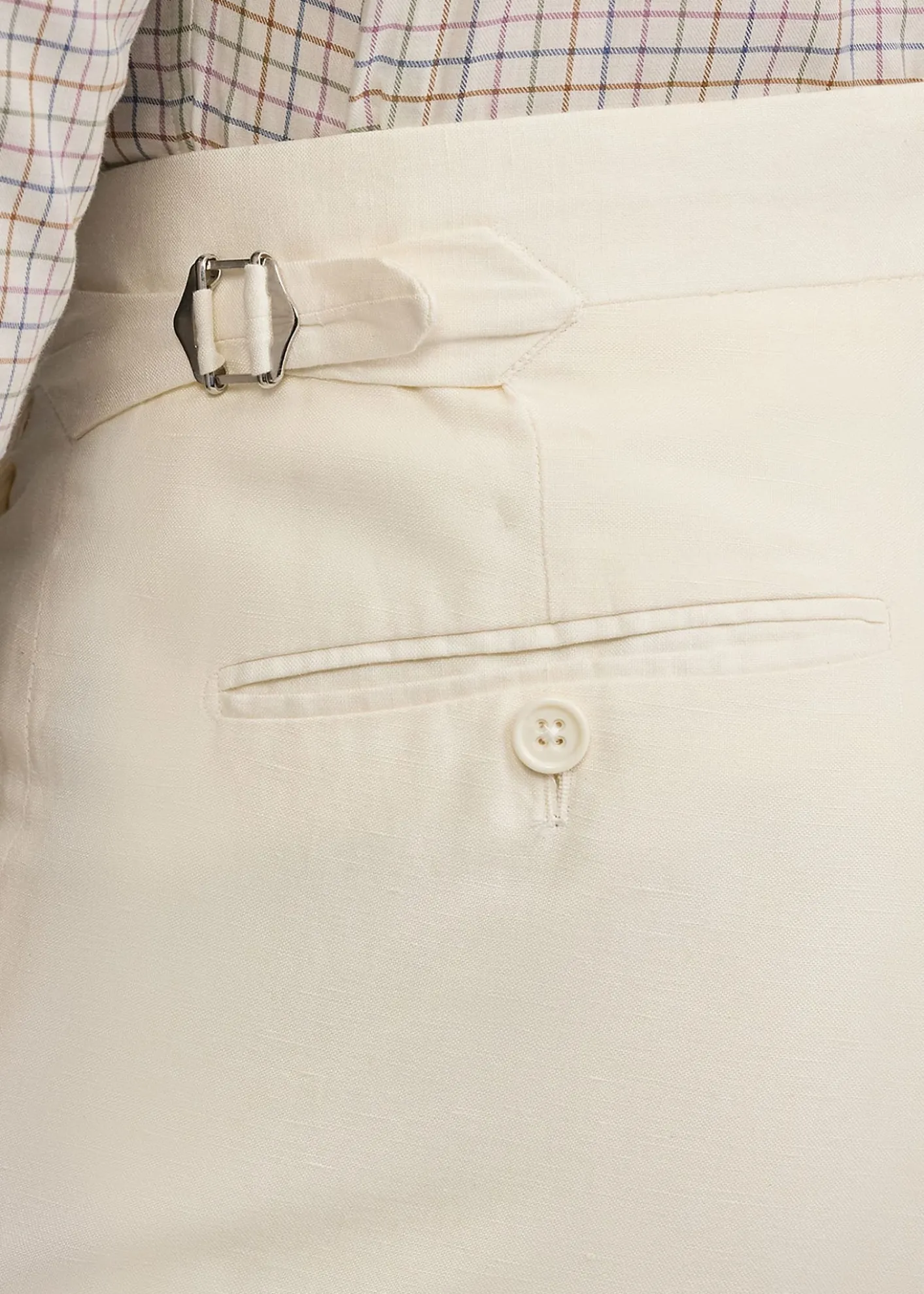 Ralph Lauren Purple LabelMen's Gregory Hand-Tailored Silk-Linen Trouser