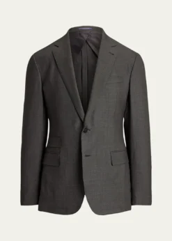 Ralph Lauren Purple LabelKent Hand-Tailored Wool Birdseye Suit