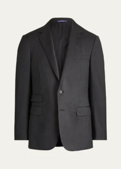 Ralph Lauren Purple LabelMen's Gregory Hand-Tailored Wool Serge Suit