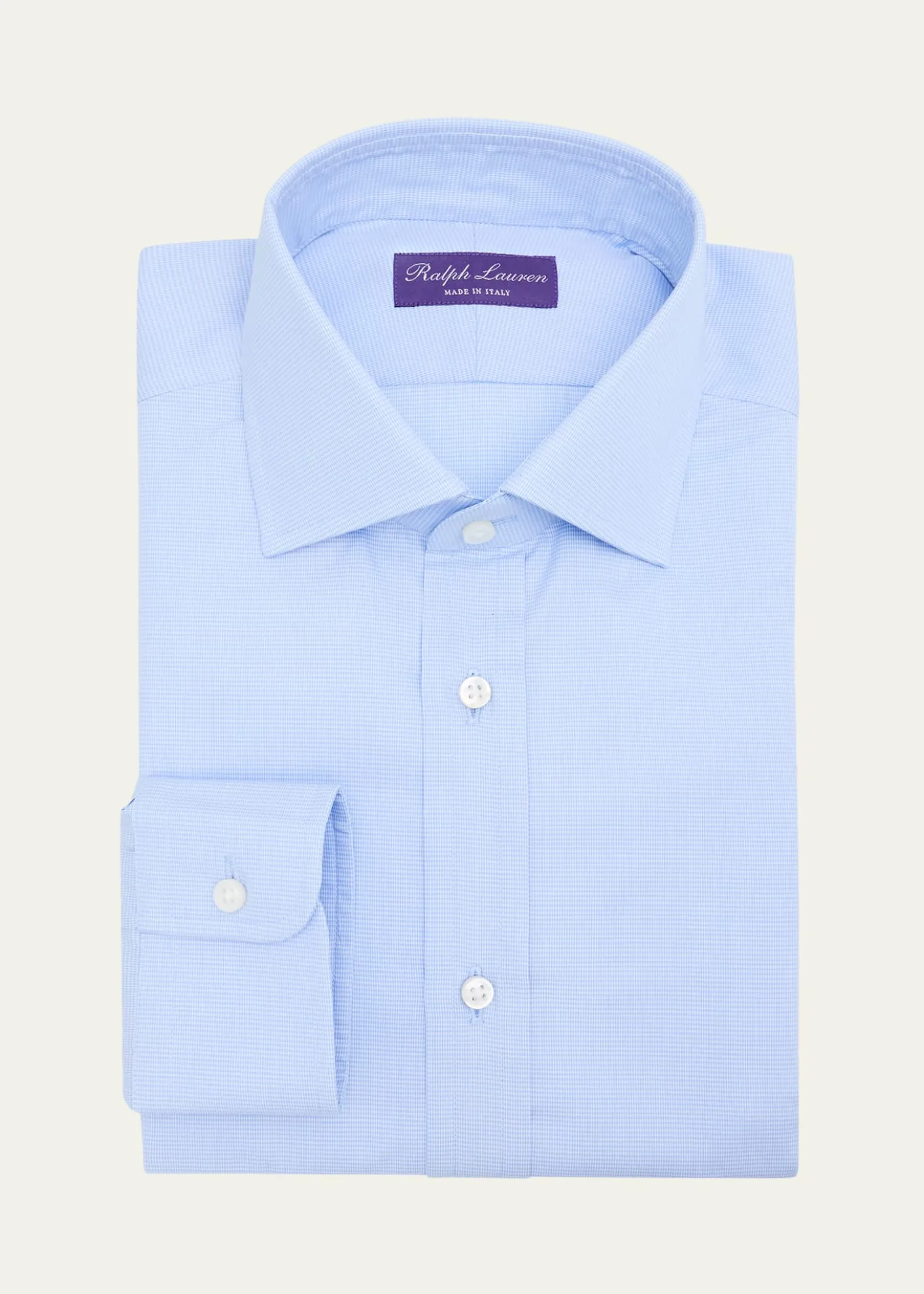 Ralph Lauren Purple LabelMicro-Houndstooth Shirt
