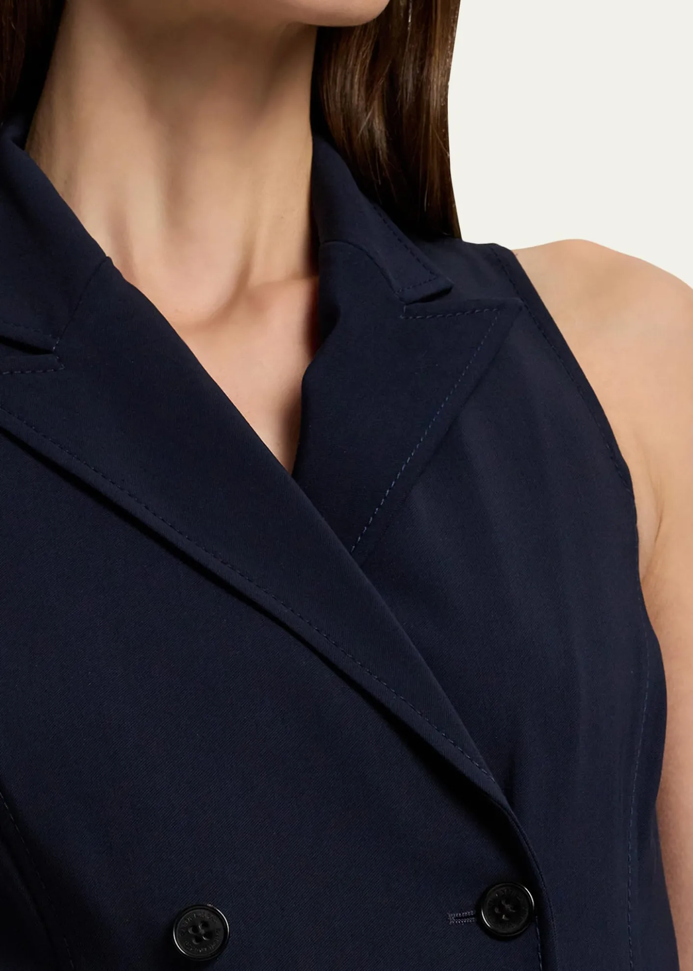 Ralph Lauren CollectionAlecia Cotton-Blend Day Dress