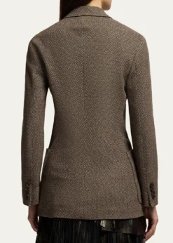 Ralph Lauren CollectionBroken Twill Single-Breasted Blazer