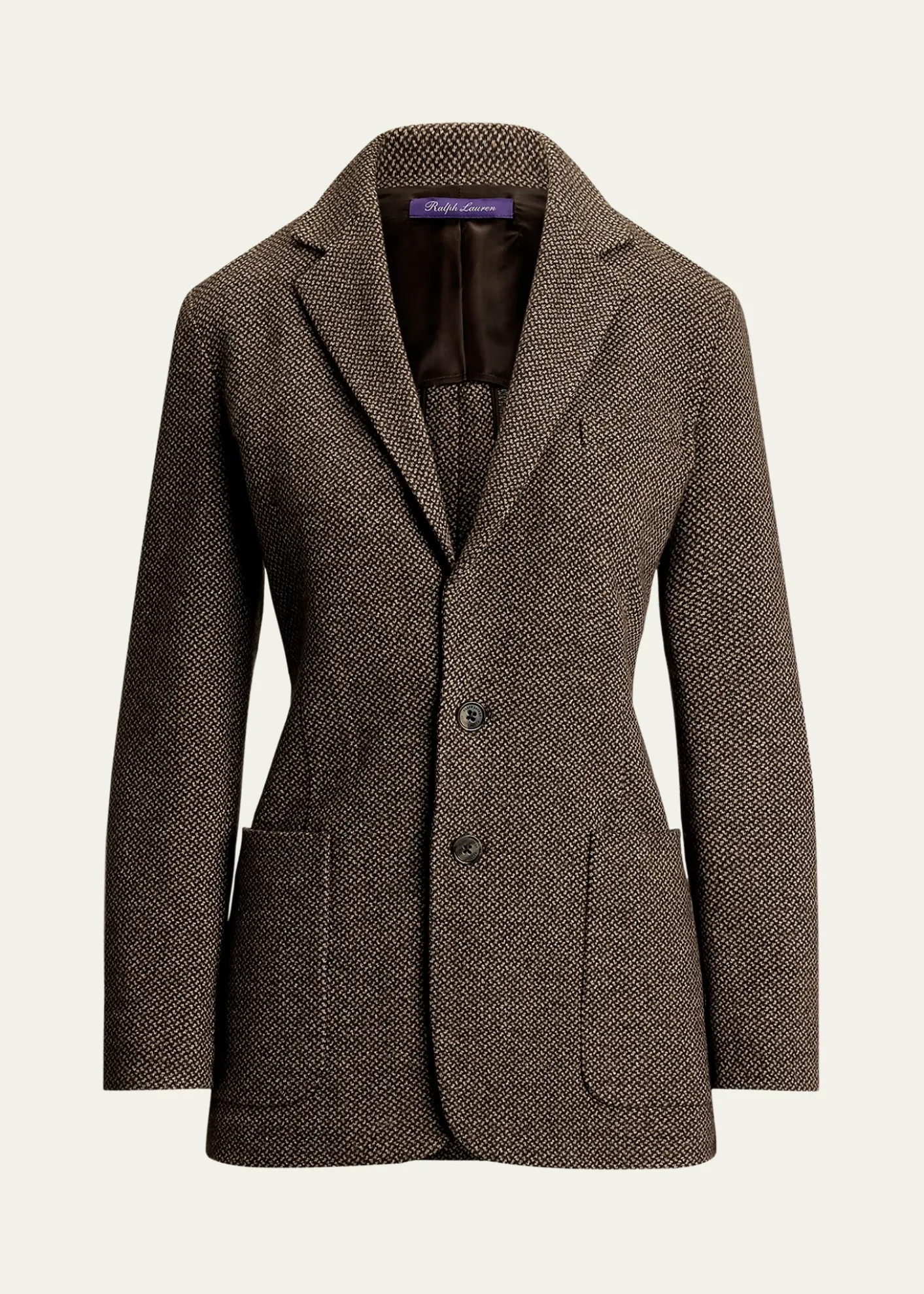 Ralph Lauren CollectionBroken Twill Single-Breasted Blazer