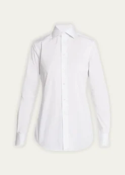 Ralph Lauren CollectionCharmain Slim-Fit Stretch Poplin Shirt