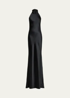 Ralph Lauren CollectionChilton Stretch Satin Evening Dress