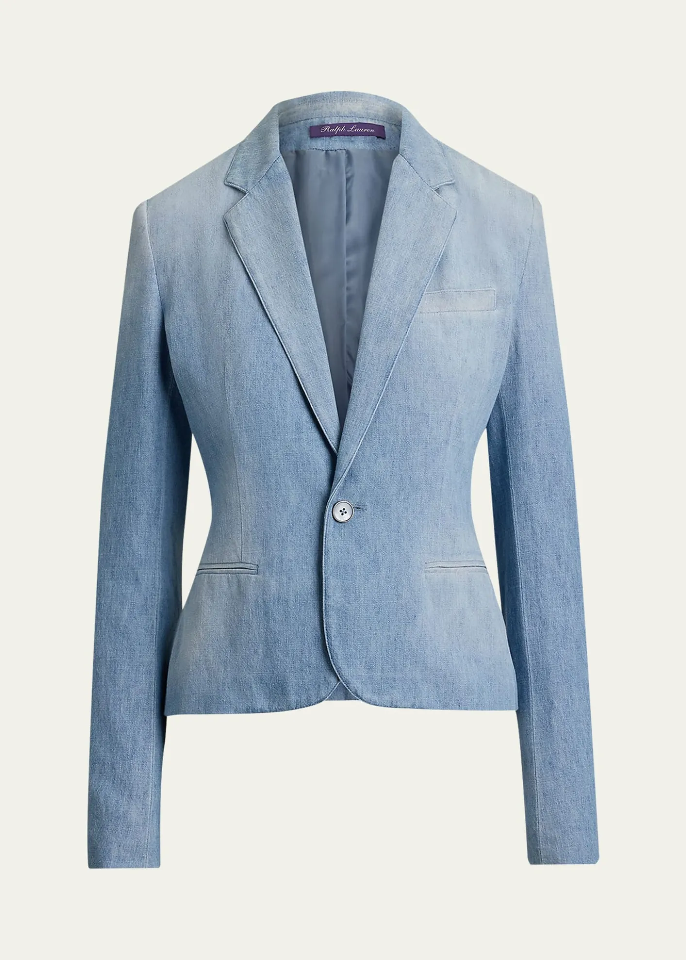 Ralph Lauren CollectionCotton Denim Single-Breasted Jacket