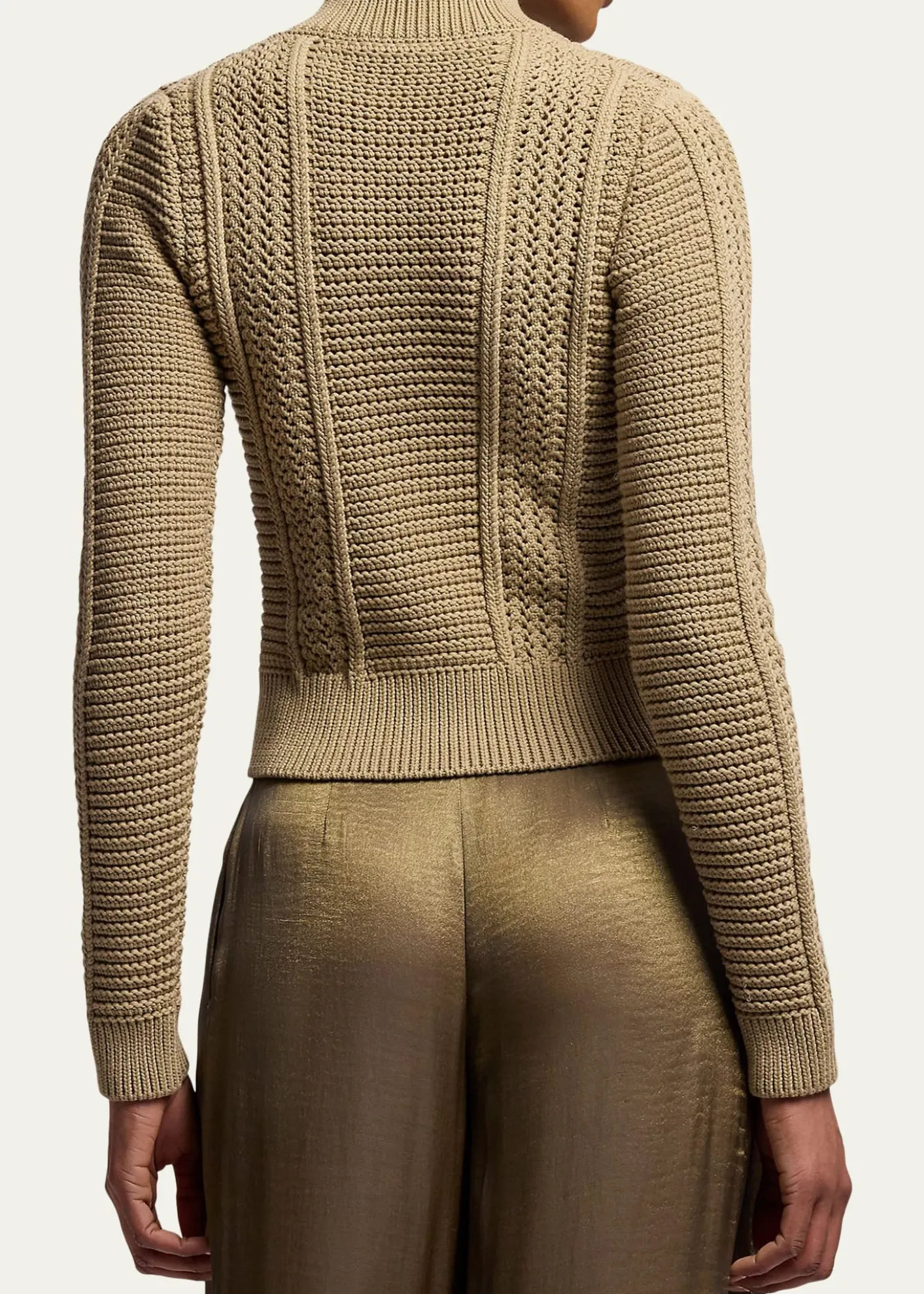 Ralph Lauren CollectionCotton Textured Cardigan Sweater