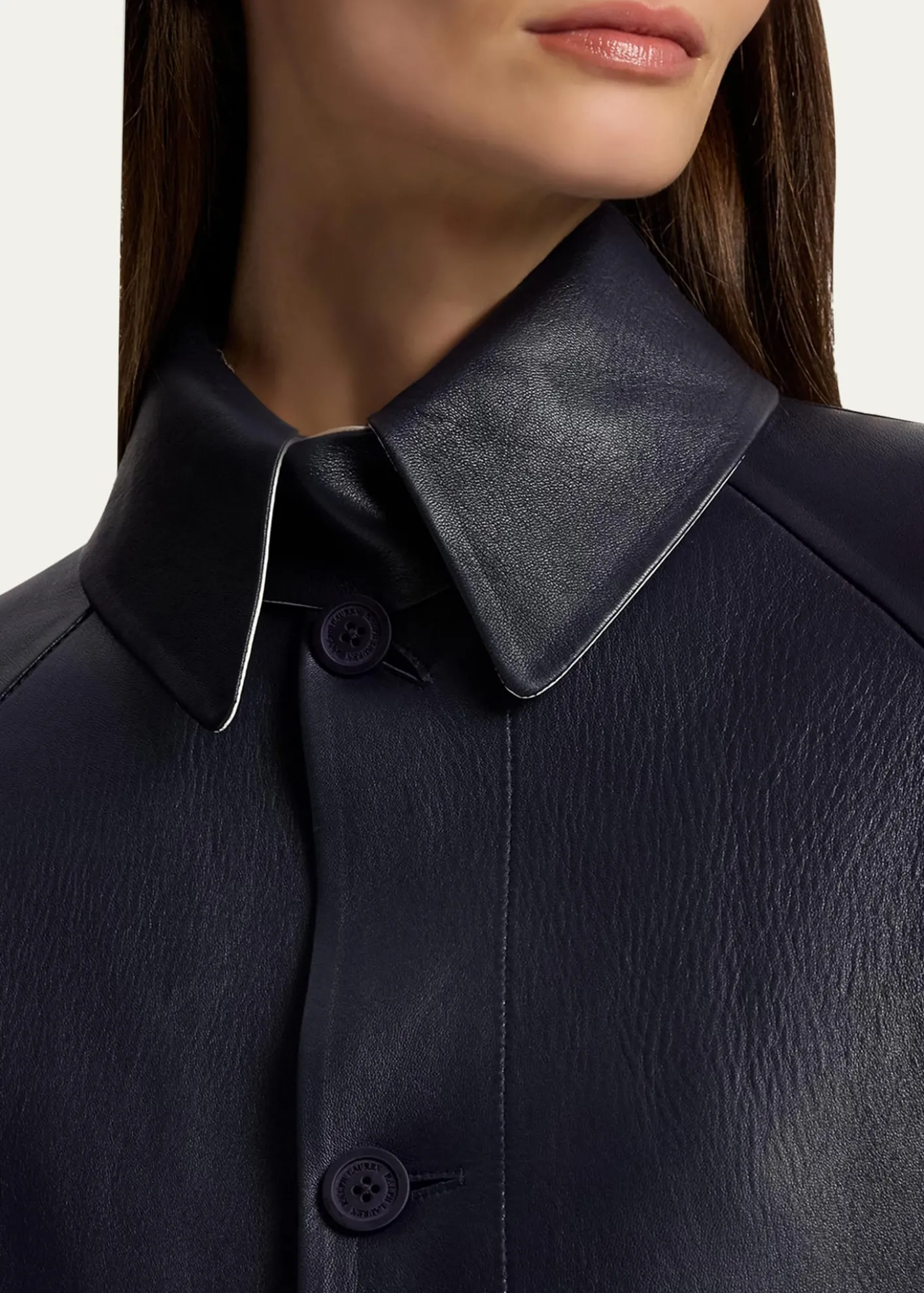Ralph Lauren CollectionOttis Lambskin Balmacaan Coat