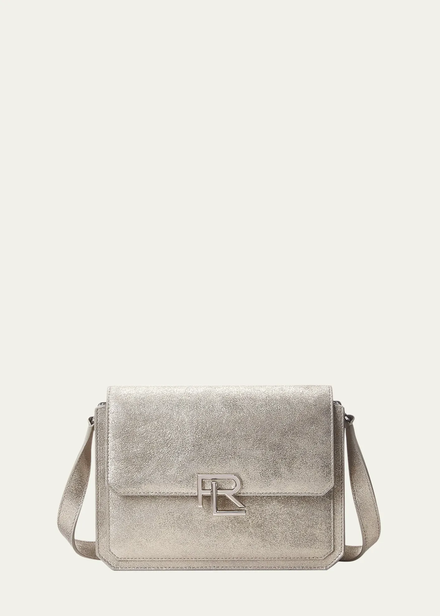 Ralph Lauren CollectionRL 888 Metallic Leather Crossbody Bag