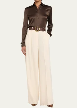 Ralph Lauren CollectionSilk Classic Button-Down Shirt